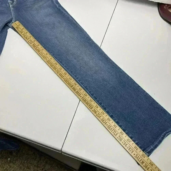 L’AGENCE Nadia High Rise Cropped Straight Leg Jeans in Manchester - Size 25 - Picture 7 of 9